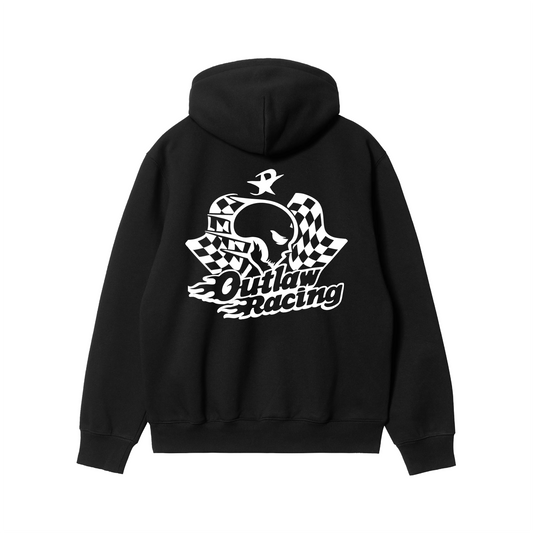OutlawRacing - LM Skull Flag Hoodie
